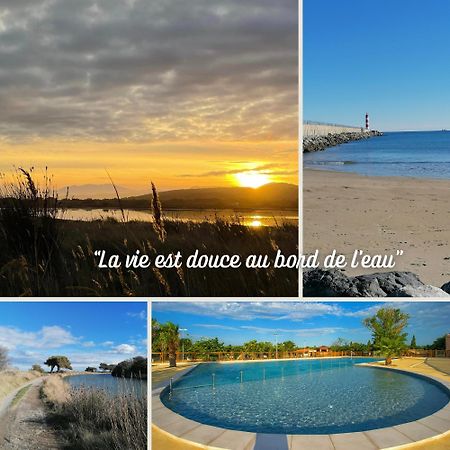 Entre Mer Et Roseaux - Piscine - Proche Centre Et Mer - Petfriendly Port-la-Nouvelle Habitación foto